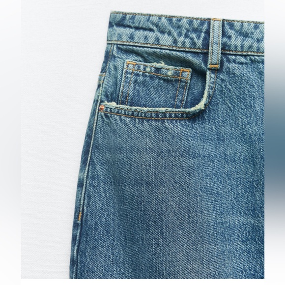 ZARA DENIM SKIRT Z1975 - Picture 5 of 6